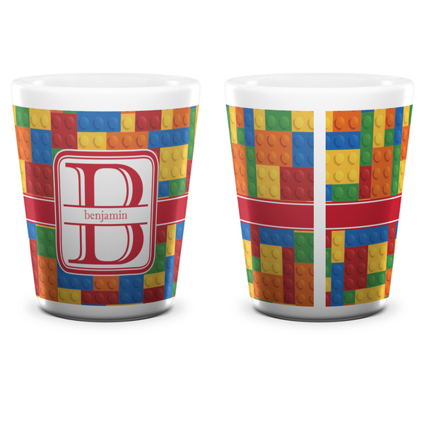 Building Blocks Shot Glass - White - APPROVAL
