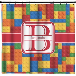 Building Blocks Shower Curtain - Custom Size (Personalized)