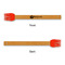 Building Blocks Silicone Brushes - Red - APPROVAL