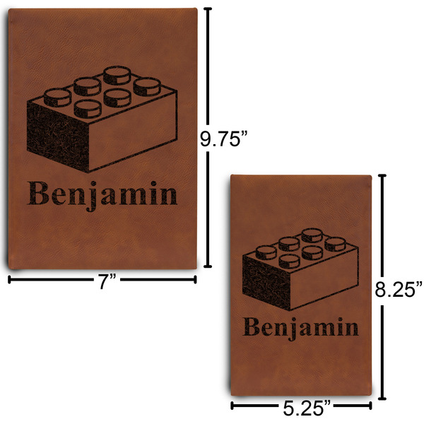 Building Blocks Sketch Book Size Comparison w/ Dimension