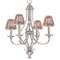 Building Blocks Small Chandelier Shade - LIFESTYLE (on chandelier)
