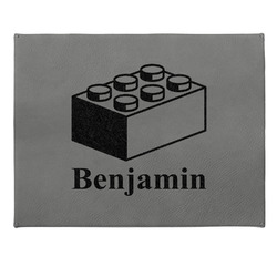 Building Blocks Gift Boxes w/ Engraved Leather Lid (Personalized)