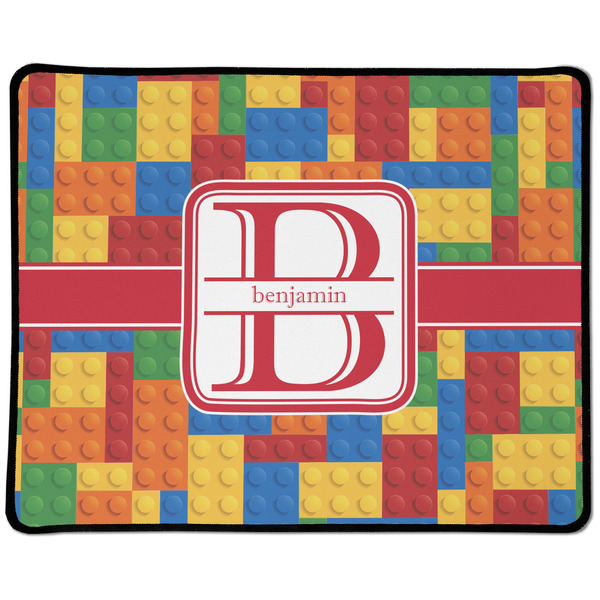 Custom Building Blocks Large Gaming Mouse Pad - 12.5" x 10" (Personalized)