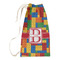 Building Blocks Small Laundry Bag - Front View