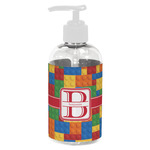 Building Blocks Plastic Soap / Lotion Dispenser (8 oz - Small - White) (Personalized)