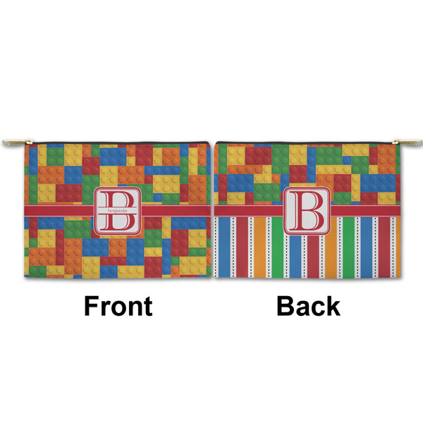 Building Blocks Small Zipper Pouch Approval (Front and Back)