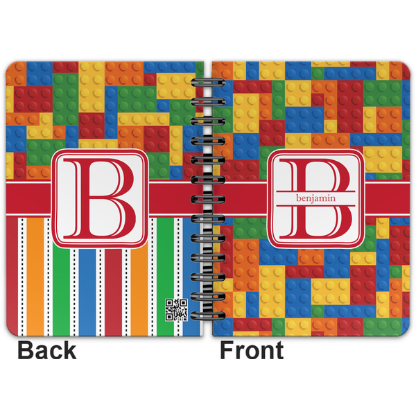 Building Blocks Spiral Journal 5 x 7 - Apvl