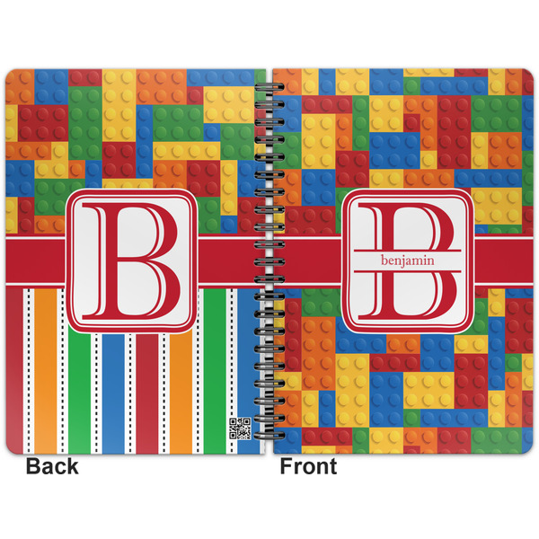 Building Blocks Spiral Journal 7 x 10 - Apvl