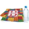 Building Blocks Sports Towel Folded with Water Bottle
