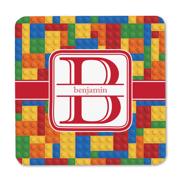 Building Blocks Square Fridge Magnet - FRONT