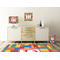 Building Blocks Square Wall Decal Wooden Desk