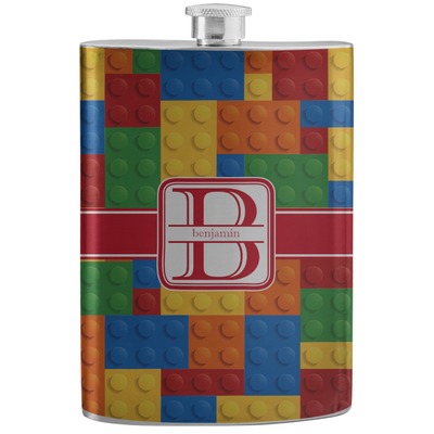 Building Blocks Stainless Steel Flask (Personalized)