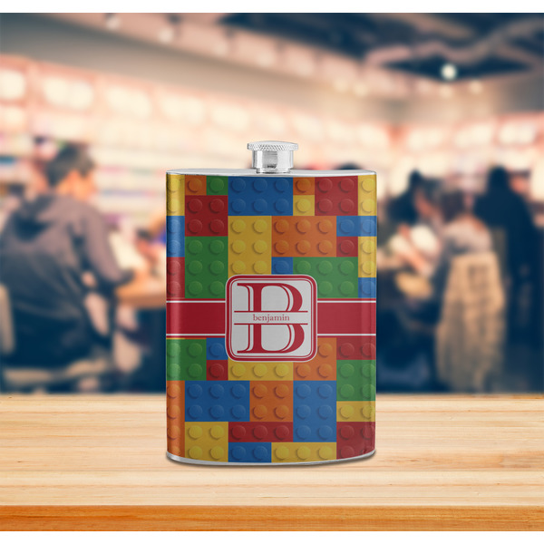 Building Blocks Stainless Steel Flask - LIFESTYLE 2