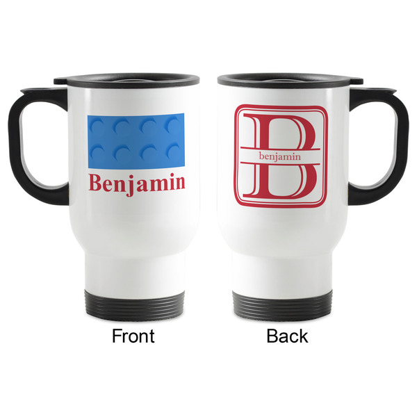 Building Blocks Stainless Steel Travel Mug with Handle - Apvl