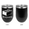 Building Blocks Stainless Wine Tumblers - Black - Single Sided - Approval