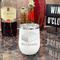 Building Blocks Stainless Wine Tumblers - White - Double Sided - In Context