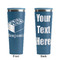 Building Blocks Steel Blue RTIC Everyday Tumbler - 28 oz. - Front and Back