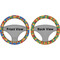 Building Blocks Steering Wheel Cover- Front and Back