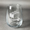 Building Blocks Stemless Wine Glass - Engraved (Personalized)