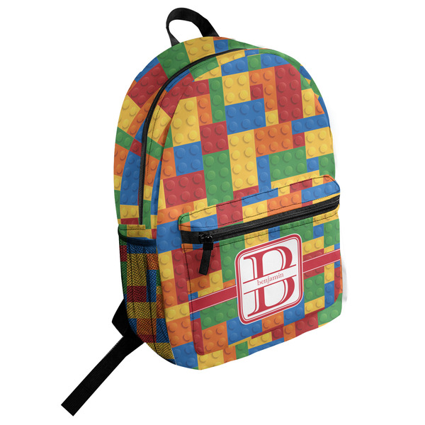 Custom Building Blocks Student Backpack (Personalized)