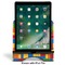 Building Blocks Stylized Tablet Stand - Front with ipad