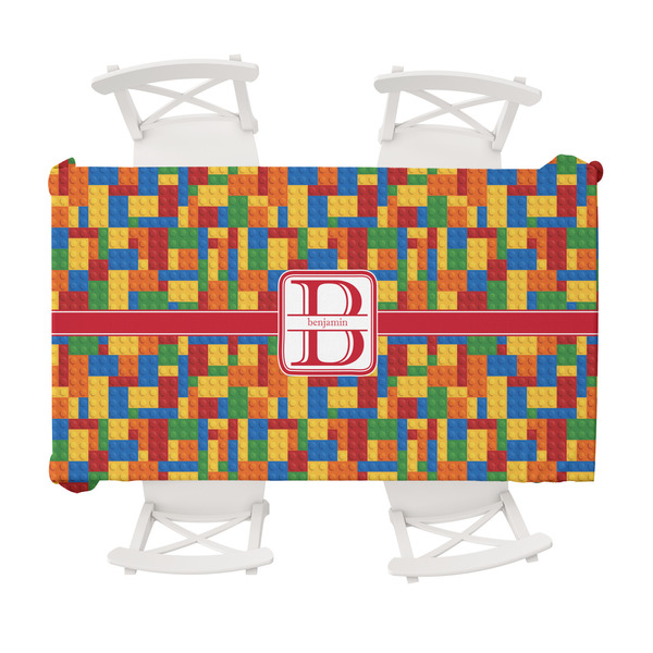 Custom Building Blocks Tablecloth - 58"x102" (Personalized)