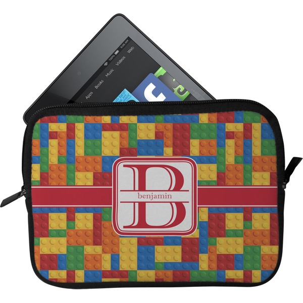 Custom Building Blocks Tablet Case / Sleeve - Small (Personalized)