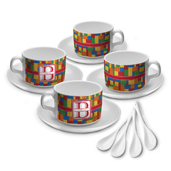 Building Blocks Tea Cup - Set of 4 (Personalized)