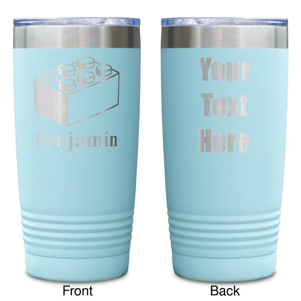 Building Blocks Teal Polar Camel Tumbler - 20oz -Double Sided - Approval