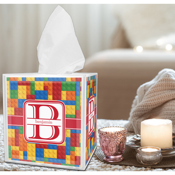 Building Blocks Tissue Box - LIFESTYLE