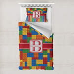 Building Blocks Toddler Bedding w/ Name and Initial
