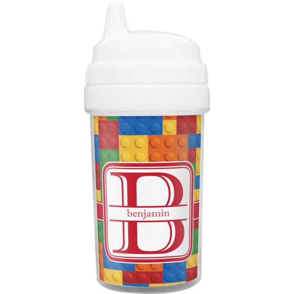 Custom Building Blocks Toddler Sippy Cup (Personalized)