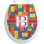 Building Blocks Toilet Seat Decal (Personalized)