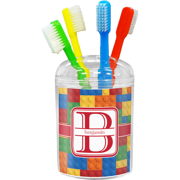 Custom Building Blocks Toothbrush Holder (Personalized)