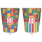 Building Blocks Trash Can White - Front and Back - Apvl