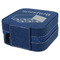 Building Blocks Travel Jewelry Boxes - Leather - Navy Blue - View from Rear