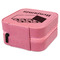 Building Blocks Travel Jewelry Boxes - Leather - Pink - View from Rear