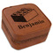 Building Blocks Travel Jewelry Boxes - Leather - Rawhide - Angled View