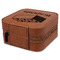 Building Blocks Travel Jewelry Boxes - Leatherette - Rawhide - View from Rear