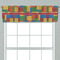 Building Blocks Valance - Closeup on window