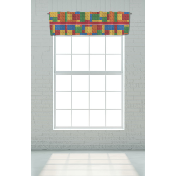 Building Blocks Valance - On window