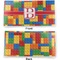 Building Blocks Vinyl Check Book Cover - Front and Back