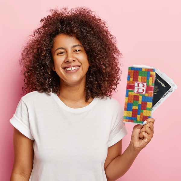 Building Blocks Vinyl Document Holder - LIFESTYLE