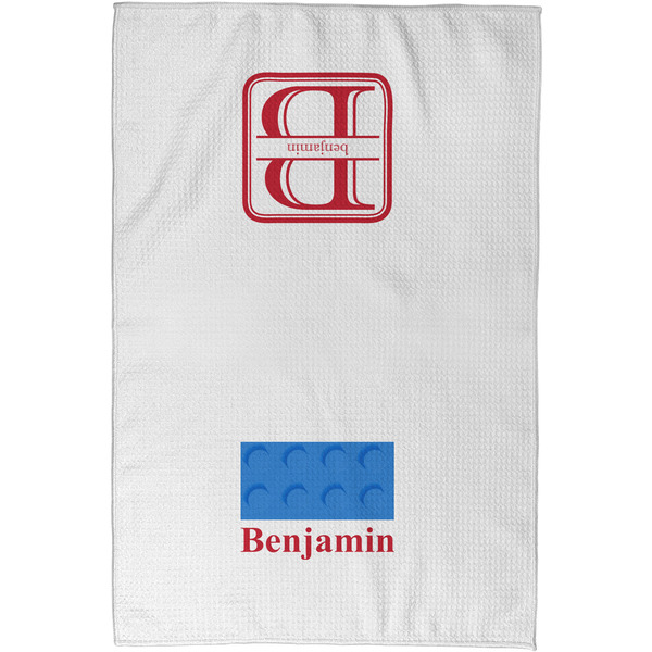 Building Blocks Waffle Towel - Partial Print - Approval Image