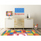 Building Blocks Wall Graphic Decal Wooden Desk