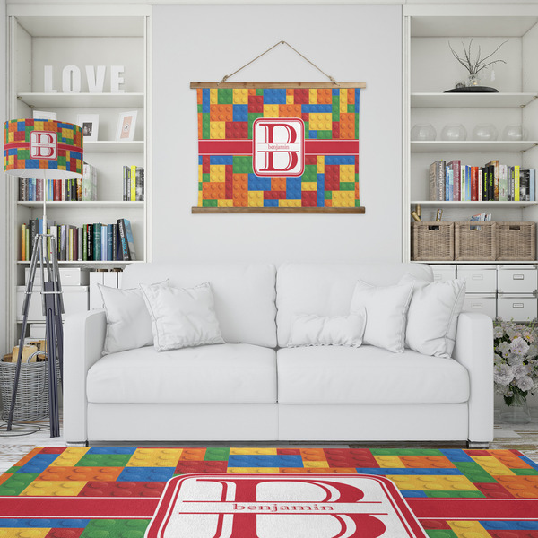 Building Blocks Wall Hanging Tapestry - IN CONTEXT