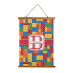Building Blocks Wall Hanging Tapestry - Tall (Personalized)