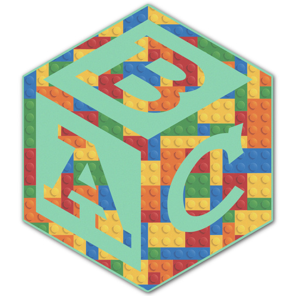 Custom Building Blocks Monogram Decal - Medium (Personalized)