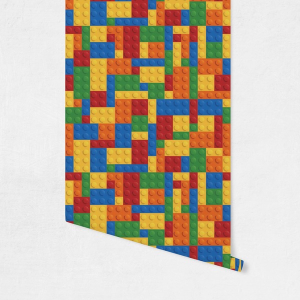 Building Blocks Wallpaper on Wall
