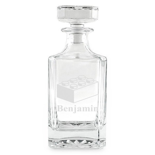 Building Blocks Whiskey Decanter - 26oz Square - APPROVAL